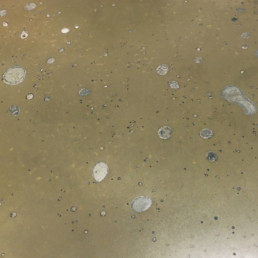 liquid metal brass and aluminium moonrock