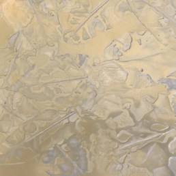 Metalier Brass liquid metal leaves