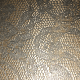 Metalier liquid metal bronze lace