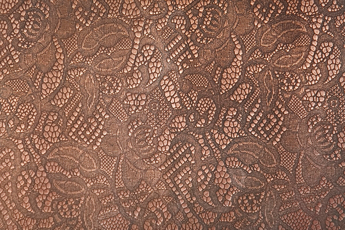 Metalier liquid metal copper lace with black wax