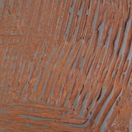 Metalier's iron rust in the transition pattern
