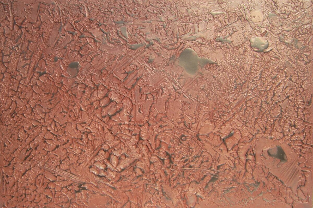 Metalier liquid metal copper and bronze duo pattern