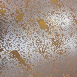 Metalier liquid metal copper and iron mix: Mars sand