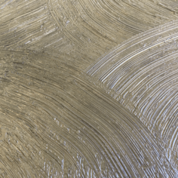 Metalier liquid metal smoky bronze swirl pattern with dark patina