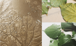 Metalier liquid metal leaf in brass and life
