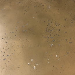Metalier classic gold liquid metal moonrock with black wax