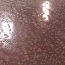 Metalier liquid metal copper textured