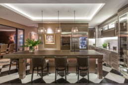 Aged gold by Metalier liquid metal: design by Mal Corboy; luxury kitchen; designer kitchen; foodie heaven