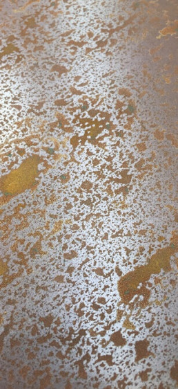 copper and iron; Mars sand