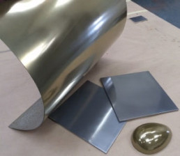 Curved metal finish