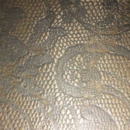 Bronze lace, black wax, Metalier liquid metal, metal veneer