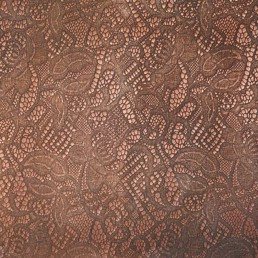 Copper lace, black wax, Metalier liquid metal, metal veneer