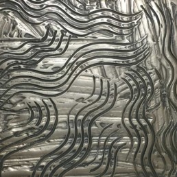 Gunmetal bronze, gunmetal grey, snake pattern, Metalier liquid metal, metal veneer