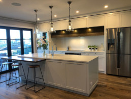 Rangehood; liquid metal rangehood; rangehood design; kitchen design; smoky bronze; smokey bronze; liquid metal; metal veneer