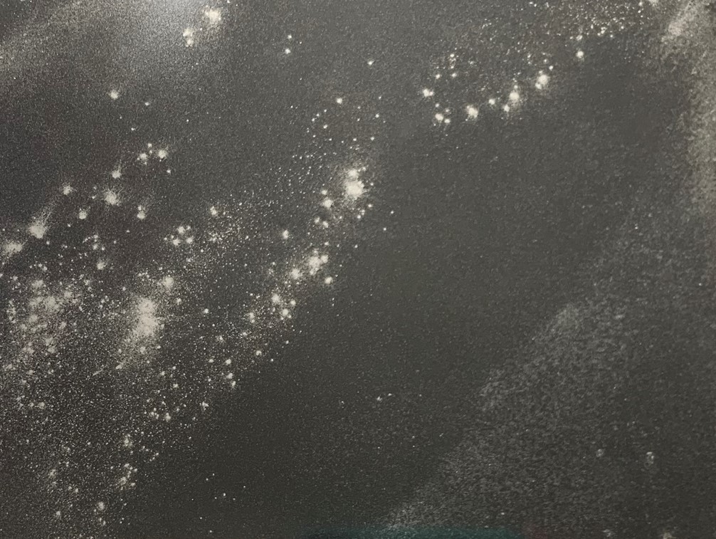 Black Galaxy textured black Metalier liquid metal finish
