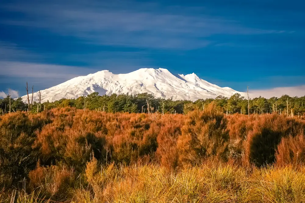 Mt Ruapehu near Ohakune, Aotearoa |New Zealand, home of Turoa and Whakapapa ski fields